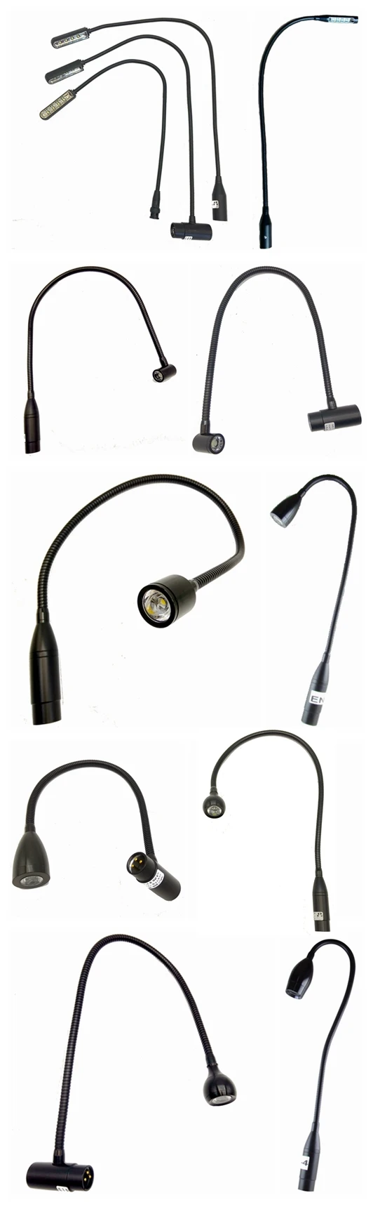 12V 1W светодиодный 4 PIN 3 PIN XLR настольная лампа