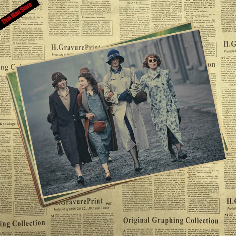 That man Store Peaky blinder фильм крафт-бумага Плакат Бар Кафе Винтаж Высокое качество печать рисунок ядро декоративная живопись