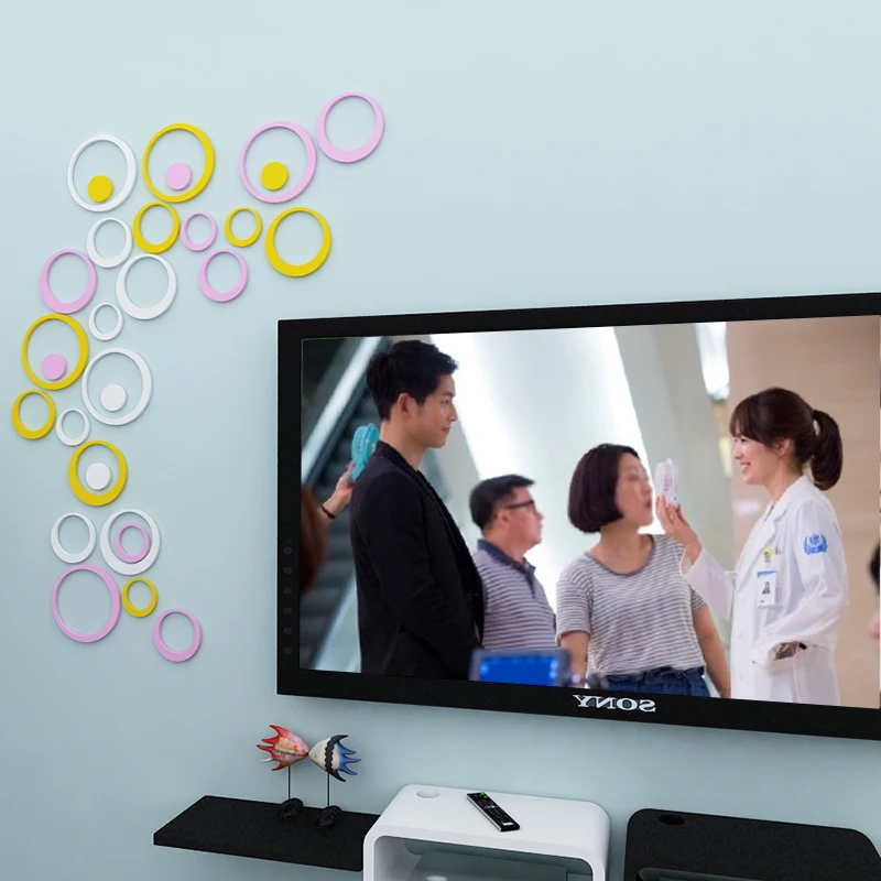 Настенная 3D наклейка со съемными звеньями настенная Постер сделай сам для