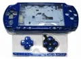 Dark Blue Полный корпус чехол для psp 2000 psp 2000, замена основного корпуса для psp 2000, черный, синий, белый, красный, кристалл и т. д - Цвет: Dark Blue