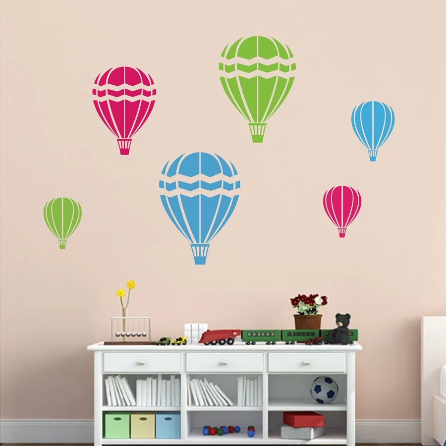 Воздушные шары настенная наклейка виниловые настенные Стикеры для игровой