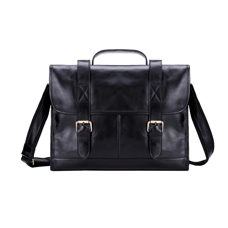 Натуральная Кожа Мужчины Бизнес-Портфель Мужская Сумка Сумки Плеча Сумку Мешок