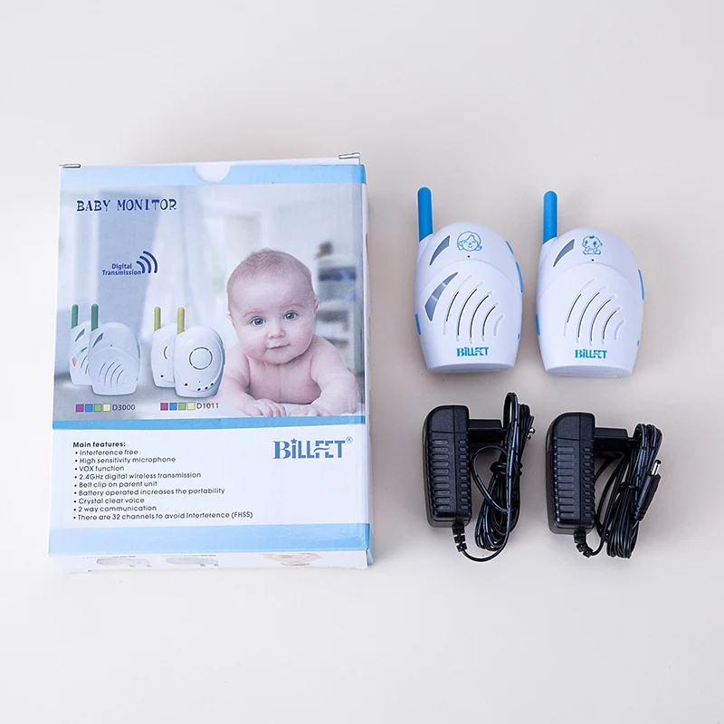 BILLFET 2.4 ГГц Baby Monitor Kit Bebe Walkie Talkie Два Way Радио Интерком Монитор де Электронная Няня