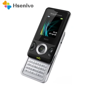 Восстановленный разблокированный телефон Sony Ericsson W205i, экран 1,8 дюйма, 2G FM