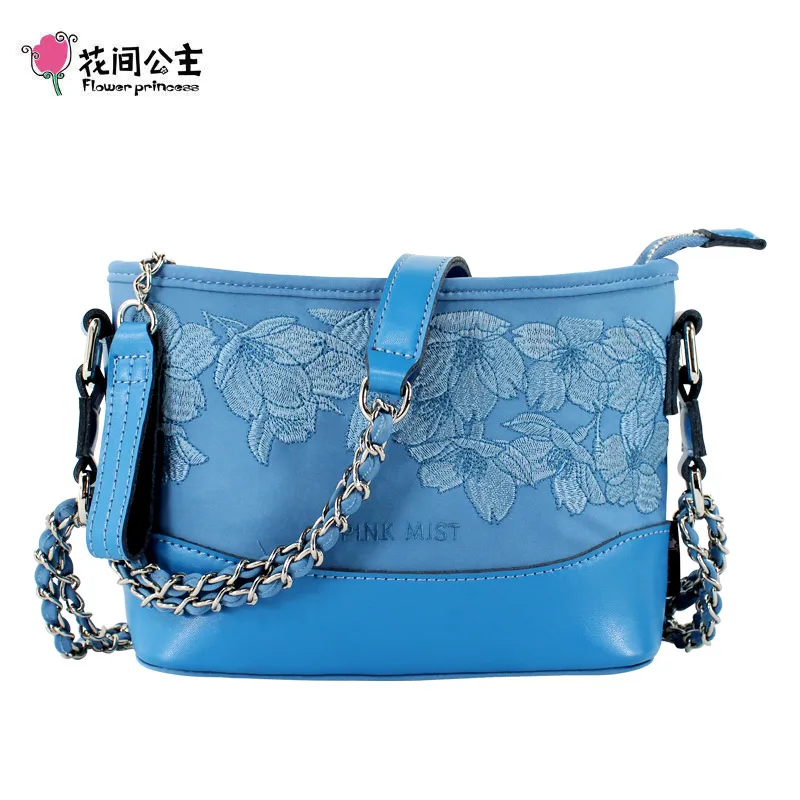 Оригинальная женская сумка принцессы с цветочной вышивкой модная сумка-хобо