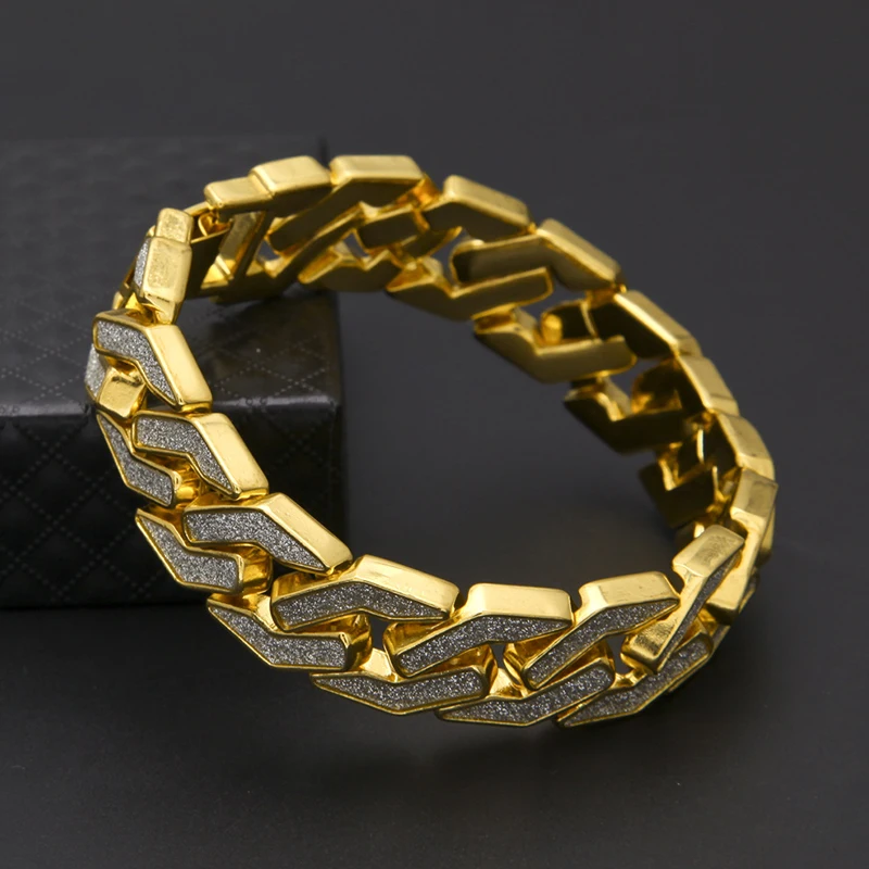 2 компл. Для мужчин хип хоп Iced Out Lab CZ Кристалл Bling часы блеск геометрический браслет ювелирные изделия подарок