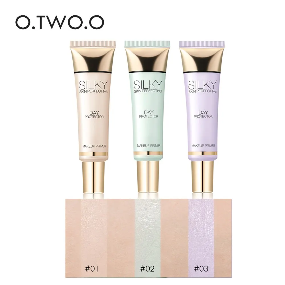 O. TWO. O 25 мл Праймер для лица основа для макияжа Осветление кожи матовая праймер увлажняющий консилер натуральный фиолетовый зеленый для лица телесный макияж