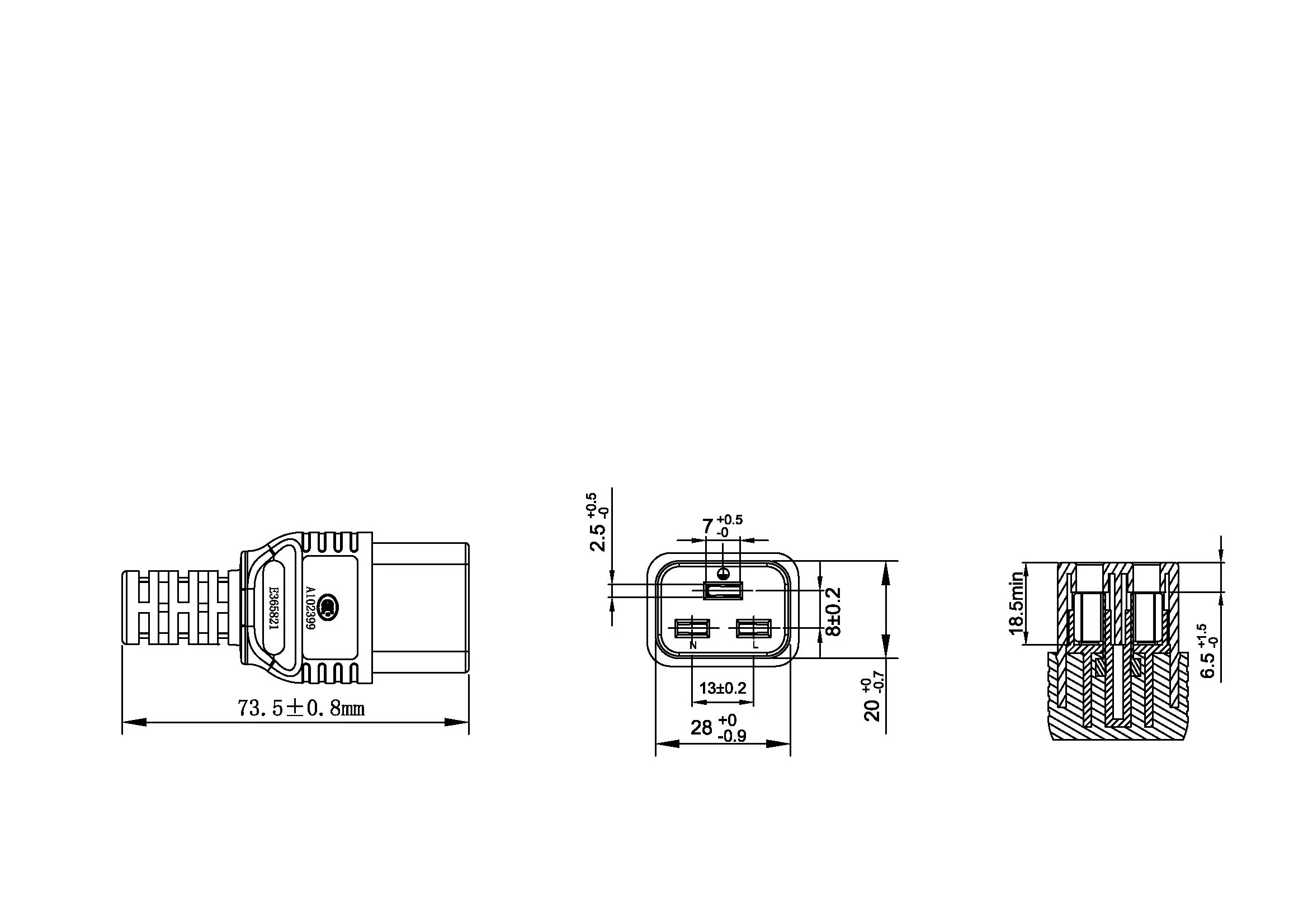 Удлинительный кабель для корпуса PDU UK C19 Великобритания Индия 3Pin МЭК 320 16А 250 В 3*1 5
