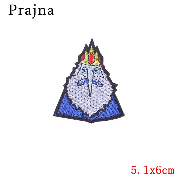 Прозрачный Prajna Рик и Морти Nirvana Viking нашивка с железной вышивкой нашивки для одежды странные вещи Bowie наклейки на одежду F - Цвет: Прозрачный