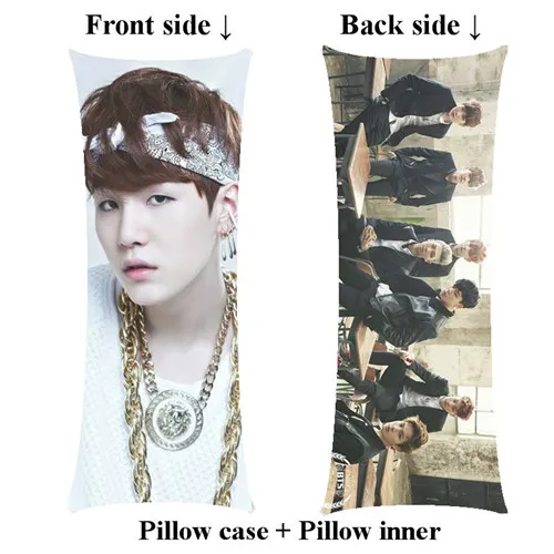 pillow Новая SUGA обнимающая длинная подушка включает внутреннюю Bangtan мальчиков мин Юн Ки тела подушку настроить - Цвет: pillow