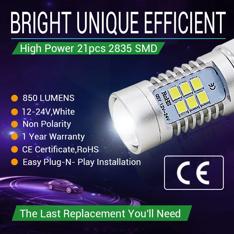 Пара светодиодсветодиодный ламп Edis светильник 25 3157 3057 21SMD поворотный сигнал