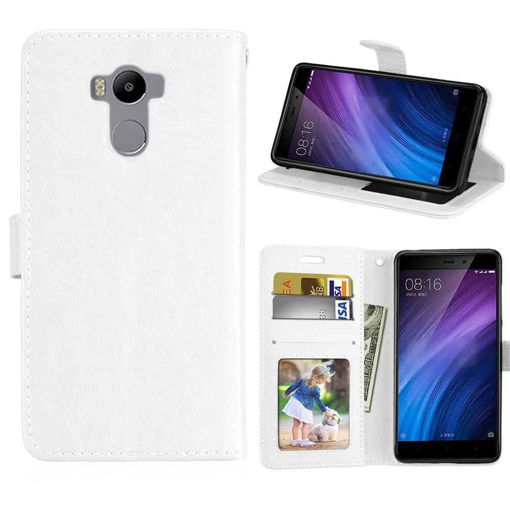 Чехол для Xiaomi Redmi 4 Pro чехлы с откидной крышкой кожаный чехол-кошелек 4Pro Prime чехол