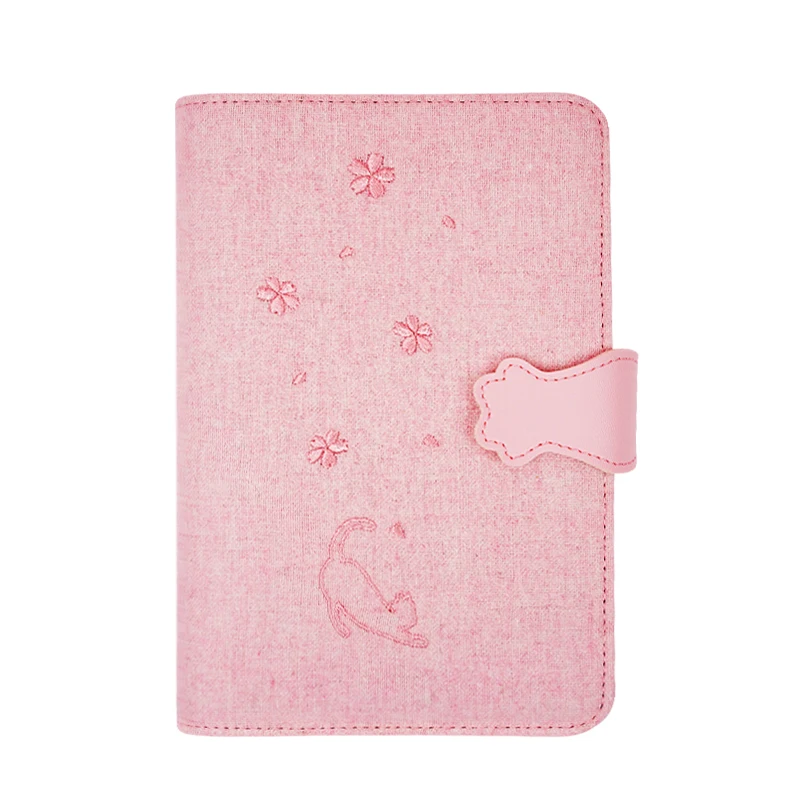 

A5A6 Cute creative cat shape loose-leaf school girls diary notebooks kawaii student binder agenda planner organizer stationery