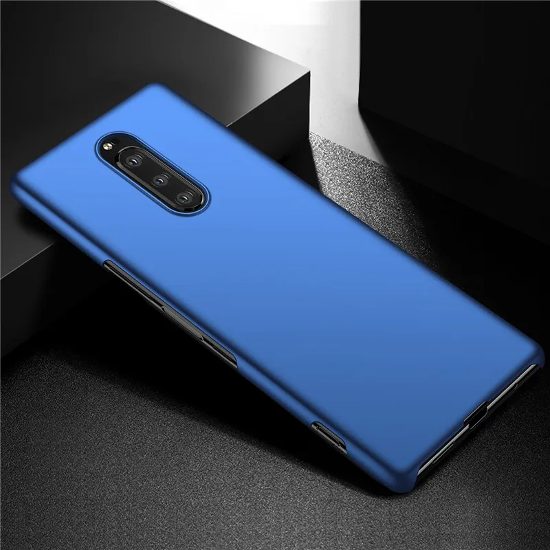 Чехол для Sony Xperia 1 Ультратонкий Жесткий чехол из поликарбоната матовый Xeria1 Sony1 с