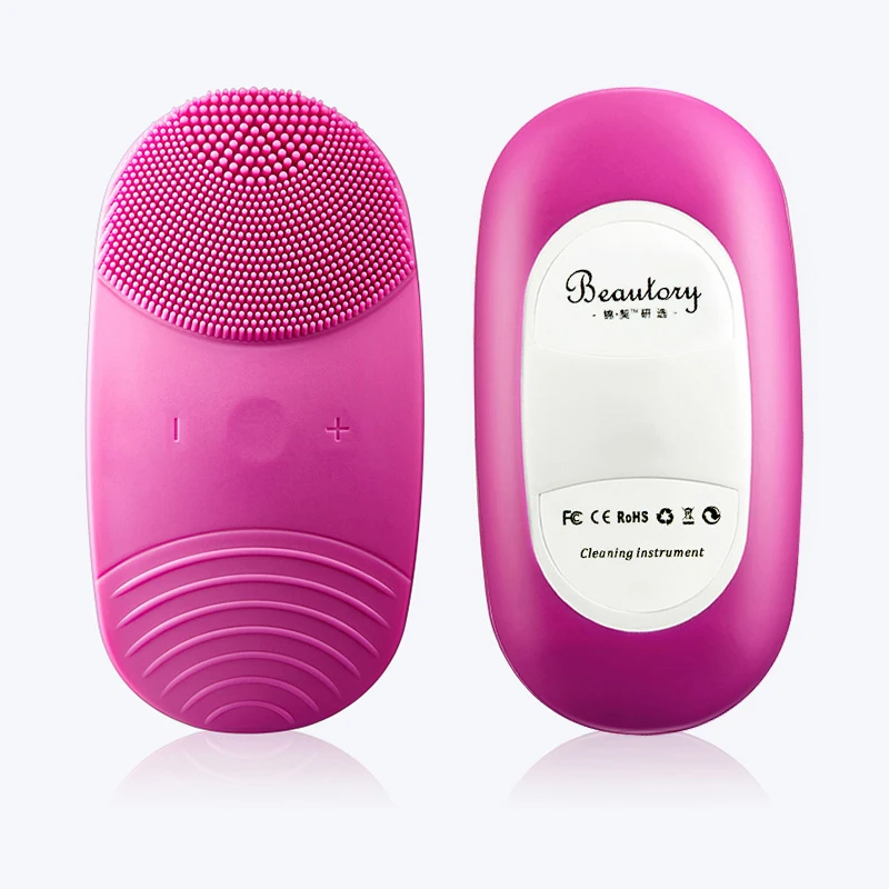 Ультразвуковая электрическая щетка для чистки лица мягкая беспроводная