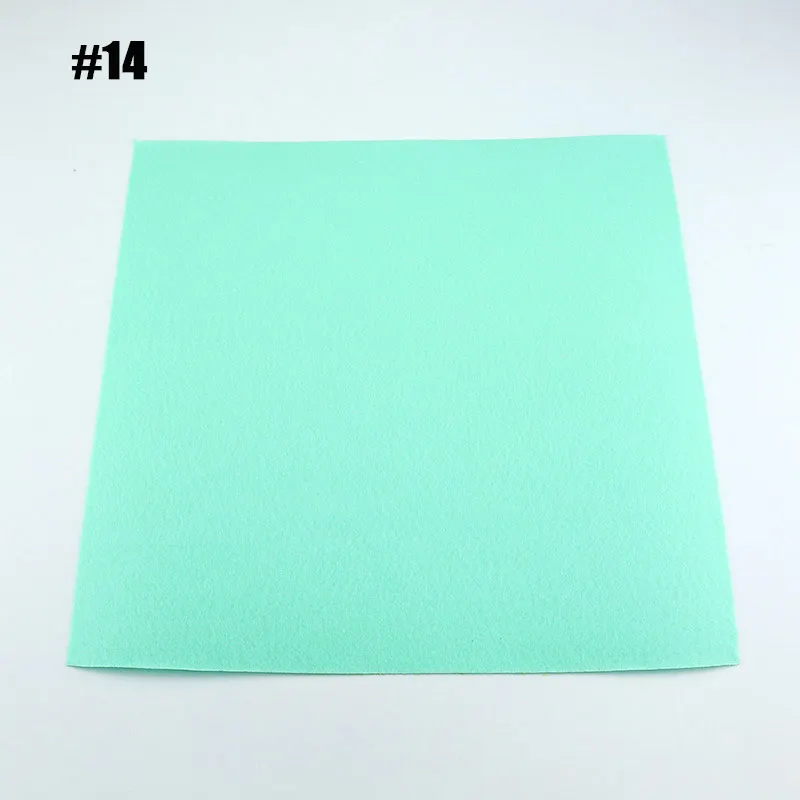 1 Sheet 30X30 см фетровая ткань 40 цветов на выбор Нетканая рукоделие DIY шитье ручная работа 1 мм Think Feltro Colth 1 лист/упаковка - Цвет: 1 Sheet