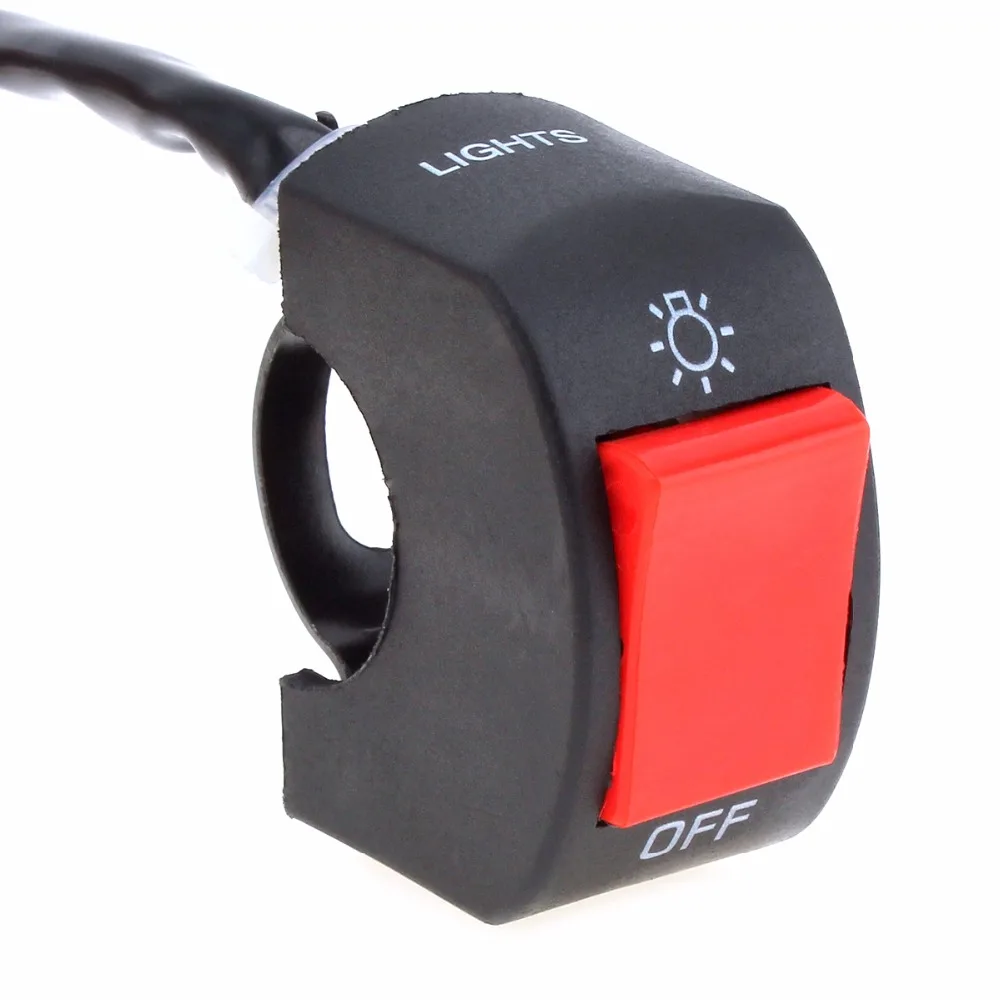 Светильник на руль мотоцикла с переключателем противотуманный светильник