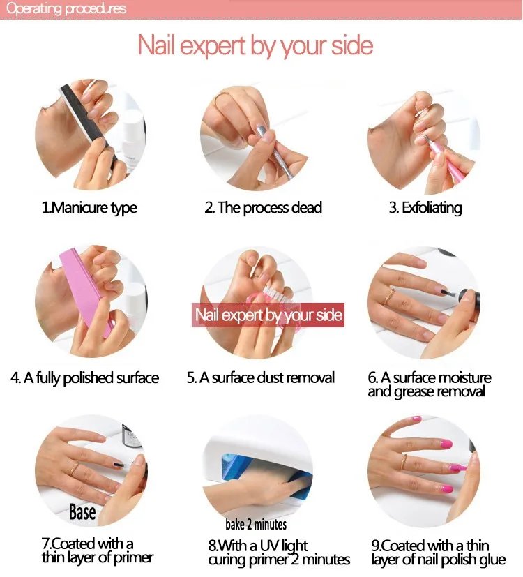 Новые набор для шеллака Pro 36 Вт уф гель белого огня и цвет ногтей инструменты