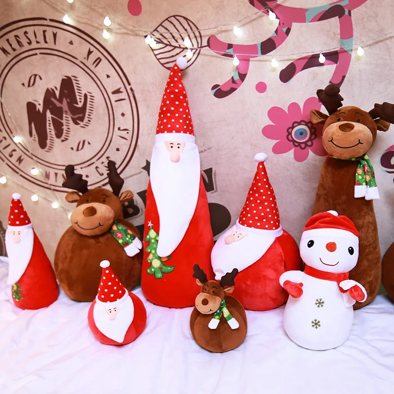 New Cute Snowman Christmas Deer Santa Doll Plush Toy Child Gifts | Игрушки и хобби