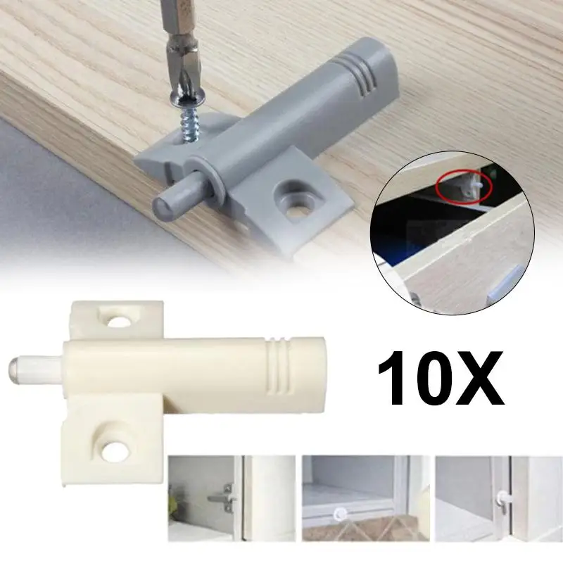 10 компл./лот высокое качество серый белый кухонный шкаф дверной стопор ящик