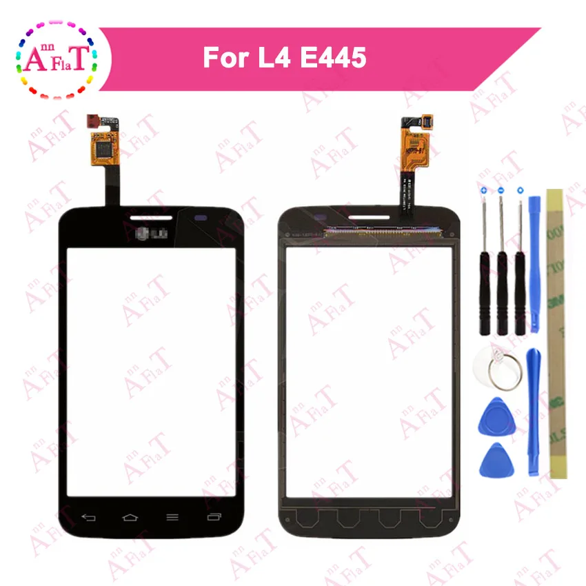3 7 &quotдля LG Optimus L4 II Dual E445 сенсорный экран дигитайзер Датчик внешняя стеклянная