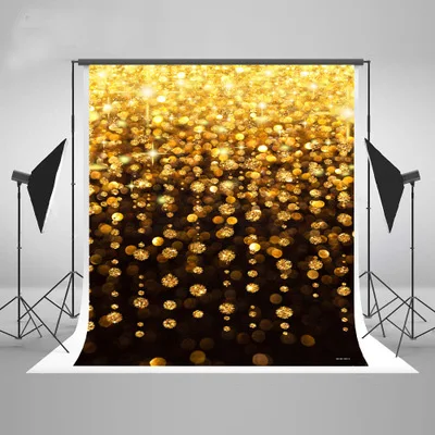 Фон для фотосъемки Блестящий Золотой детский студийный Фотофон|Фоны вечеринки| |