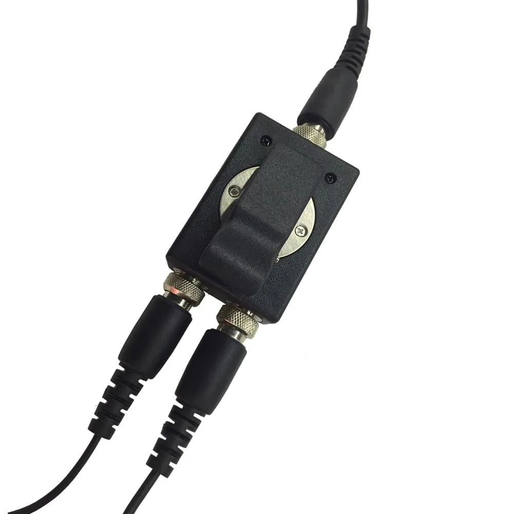 Новое PTT военное полицейское снаряжение горловина Mic Air Tube гарнитура для Kenwood TH-F7