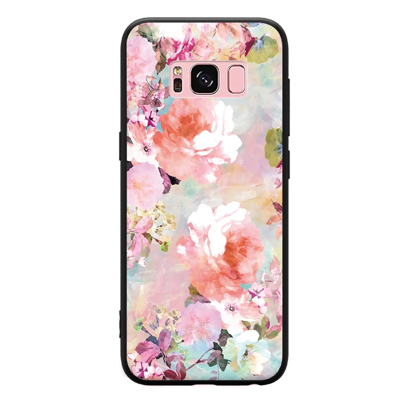 Чехол для телефона с рисунком природы Lanscape бабочки цветов Samsung Galaxy A3 A5 A8 J3 J5 J7 2015 2016