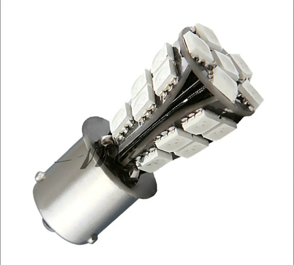 1156 21 SMD BAU15S красный Белый Желтый светодиодные автомобильные лампочки canbus без