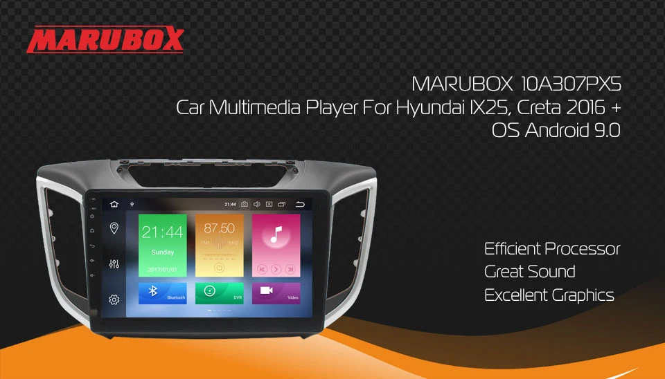 MARUBOX 2 Din Android 9,0 4G ram 8 Core для IX25 hyundai Creta навигация DSP стерео радио gps автомобильный мультимедийный плеер 10A307PX5
