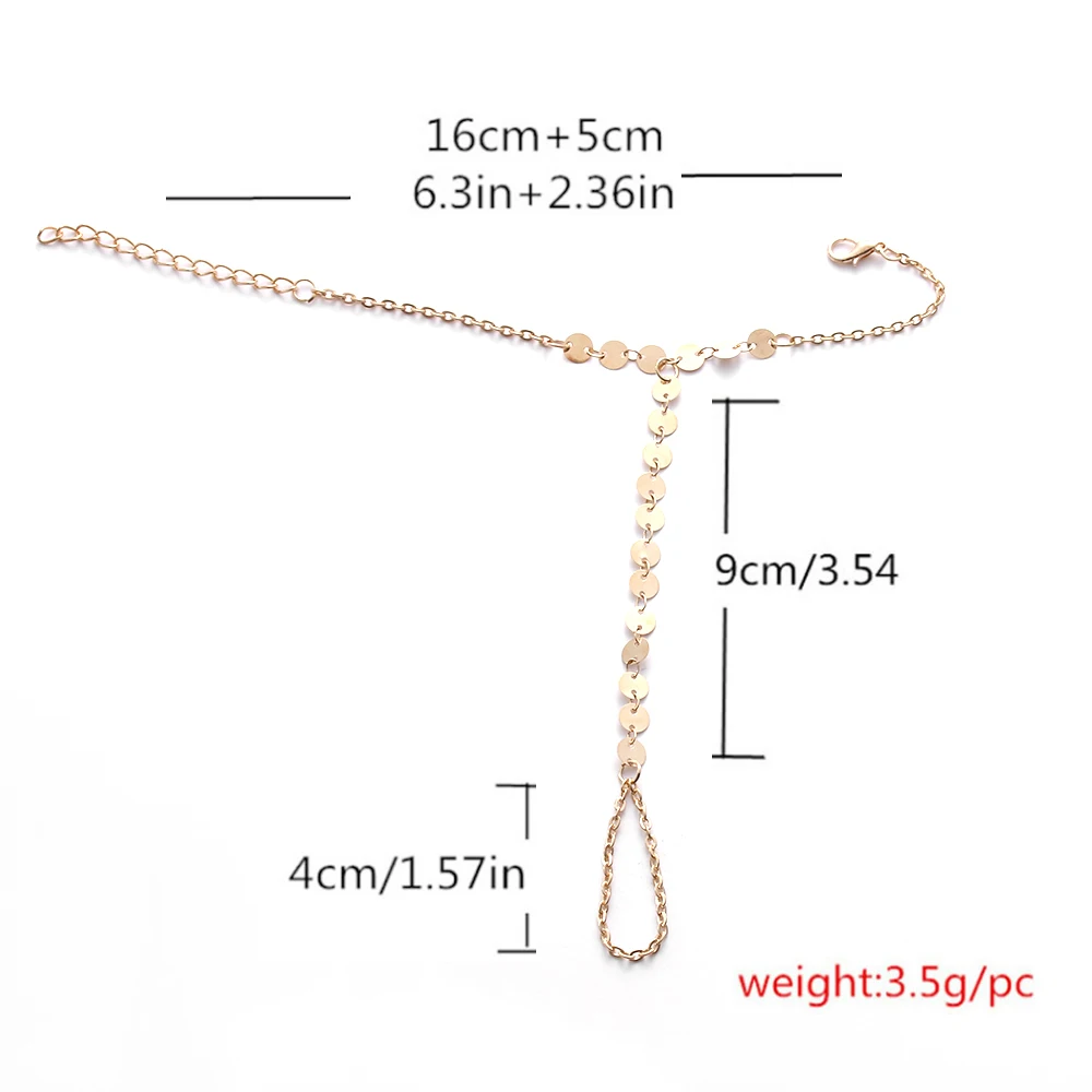 1 шт. Модный женский браслет из блесток ручной работы европейский стиль золотой