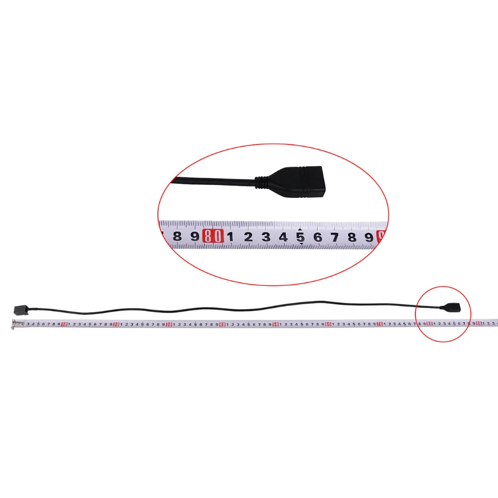 80 см AUX USB Кабельный адаптер удлинитель провода для Mitsubishi Honda 2009 2017 аудио медиа