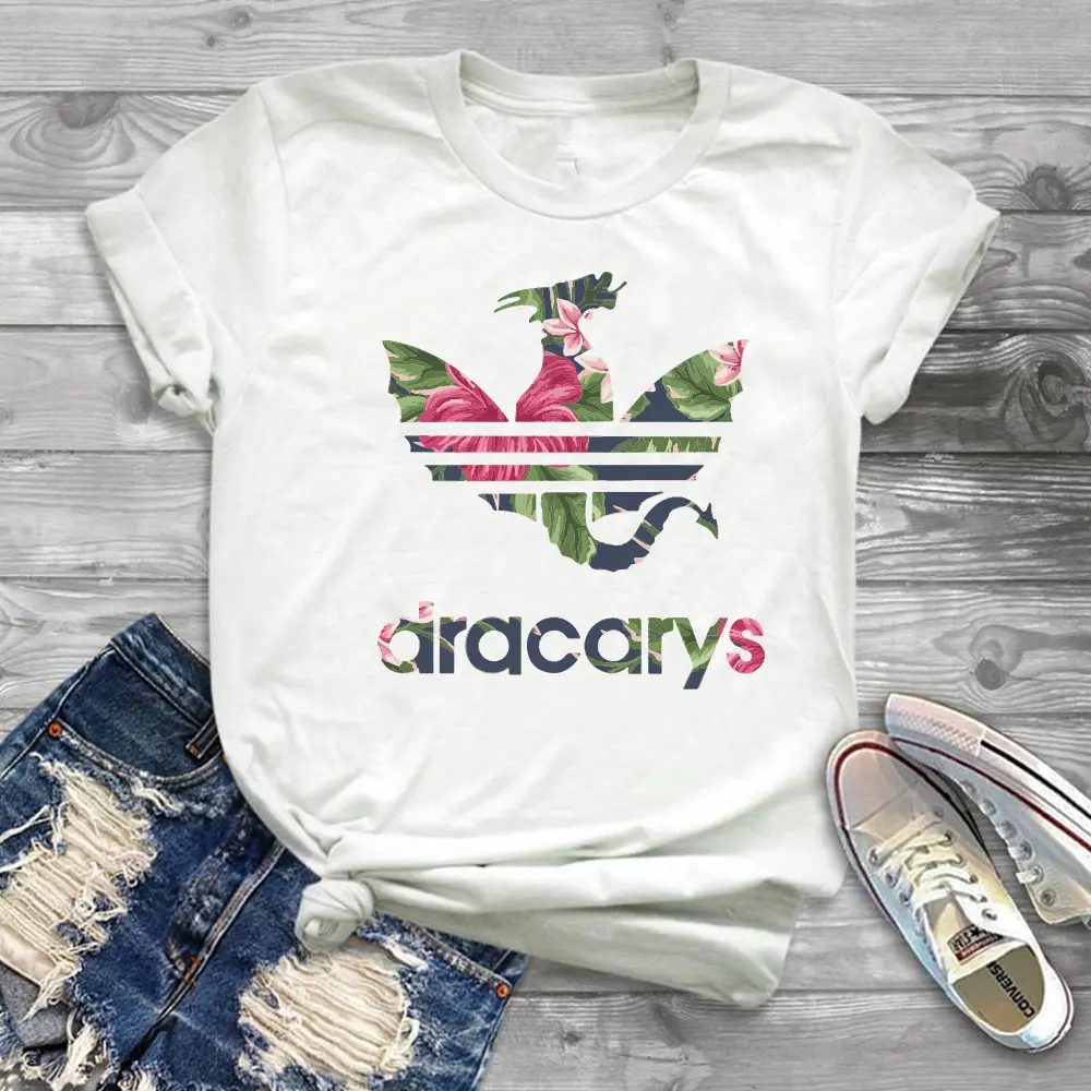 Dracarys футболка для женщин Игра престолов Летняя мама дракона Harajuku Camisetas футболки