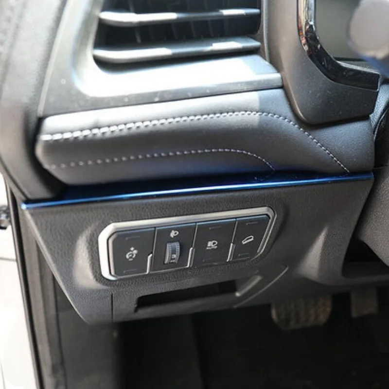 Tonlinker Внутренняя Крышка центральной консоли автомобиля наклейки для Haval F7/F7X-19 Автомобиль Стайлинг 3 шт. крышка из нержавеющей стали наклейки