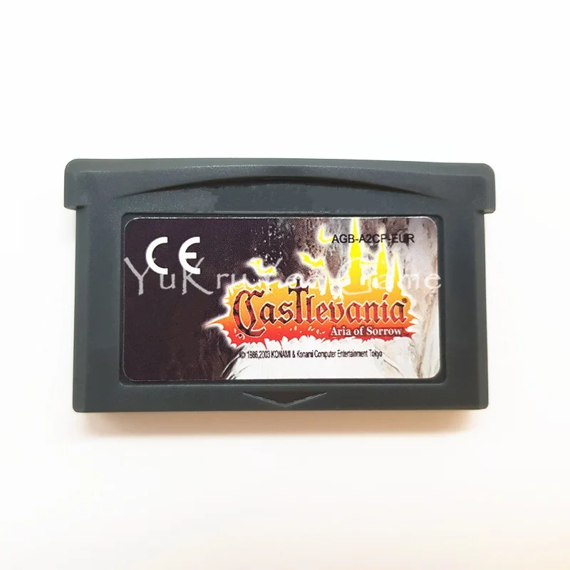Asia of Sorrow EU Кастлевания серии видеоигры карты памяти картридж для 32 бит консоли аксессуары - Цвет: Asia of Sorrow EU