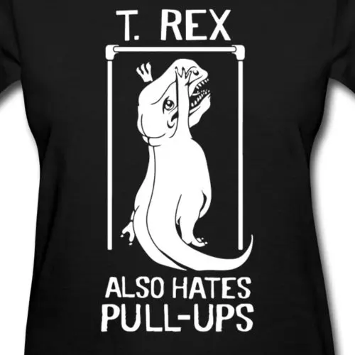Hipster Ти Топы T Rex Ненавидит Подтягивания О Образным Вырезом Женщин Короткие