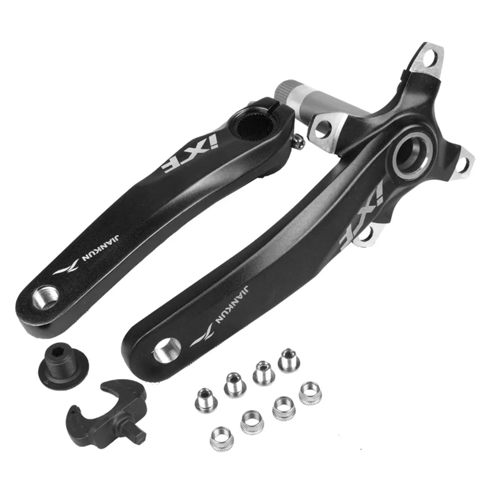 Black Without BB IXF 104bcd шатун для горного велосипеда Hollowtech измеритель мощности шатуны для велосипедной перевозки, запчасти для дорожного велосипеда, рукоятка - Цвет: Black Without BB