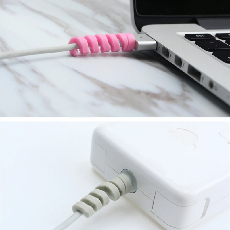 Розовый с милыми мультяшными рисунками кабель пленка портм USB устройство для