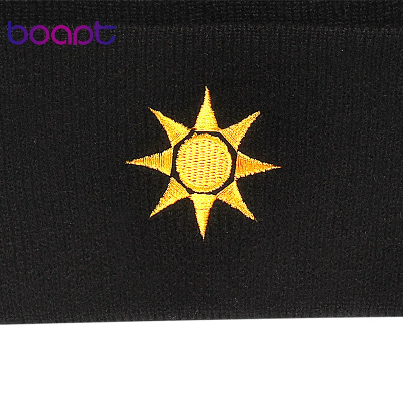 Вязаные шапки унисекс с вышивкой для женщин и мужчин зимняя мягкая теплая