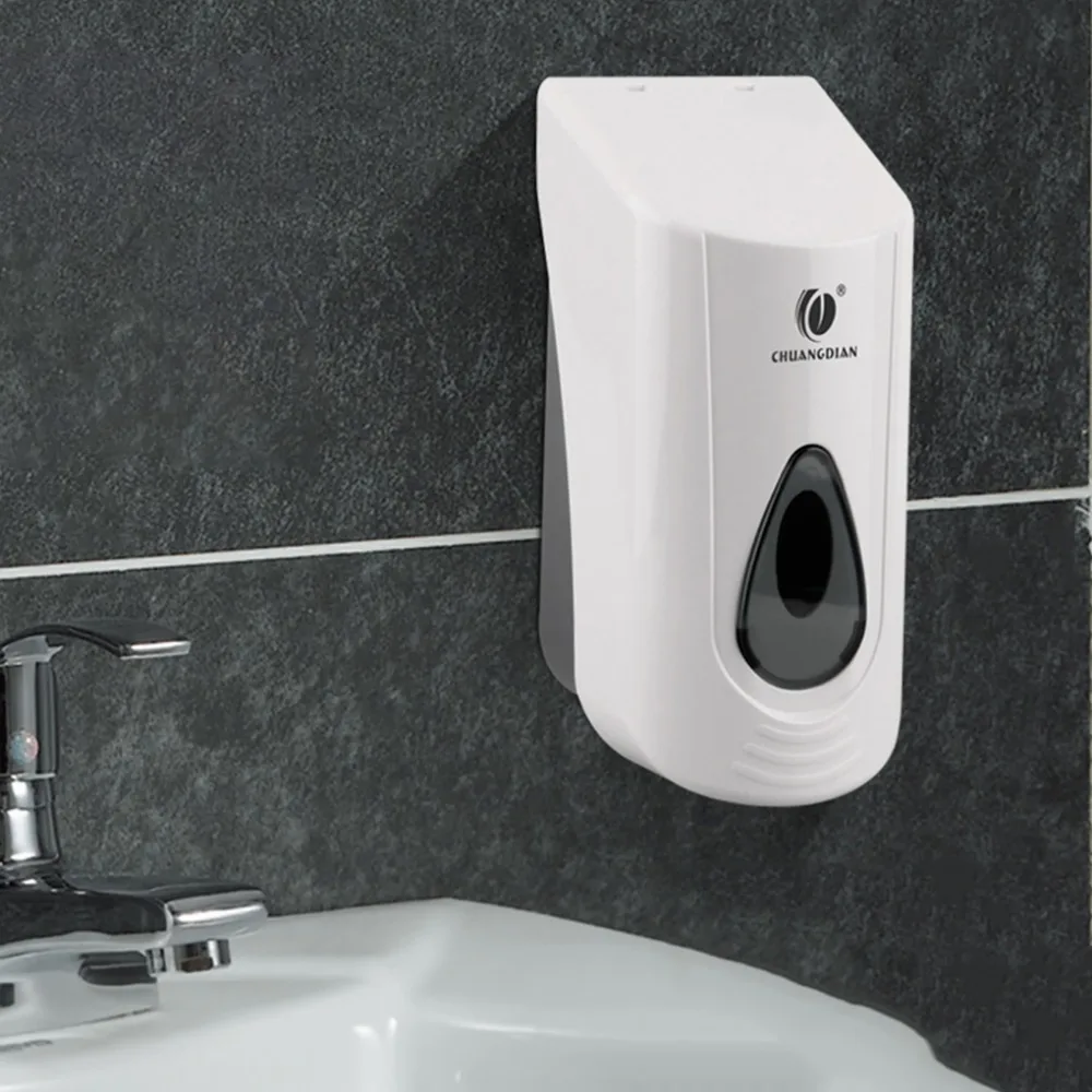 400 ML Soap Dispenser White Wall Mount Liquid Sanitizer For Bathroom/ Kitchen Hand Dispensers Accessories Holder | Обустройство дома