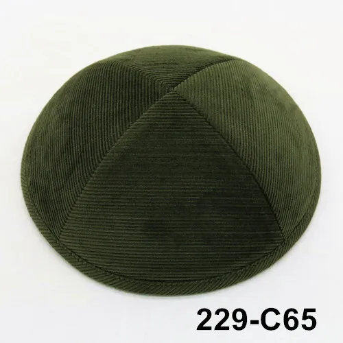 Kippot кипа головные уборы Skullies вельветовые Yarmulke 19cmBeanies еврейская шляпа-Кепка с черепом