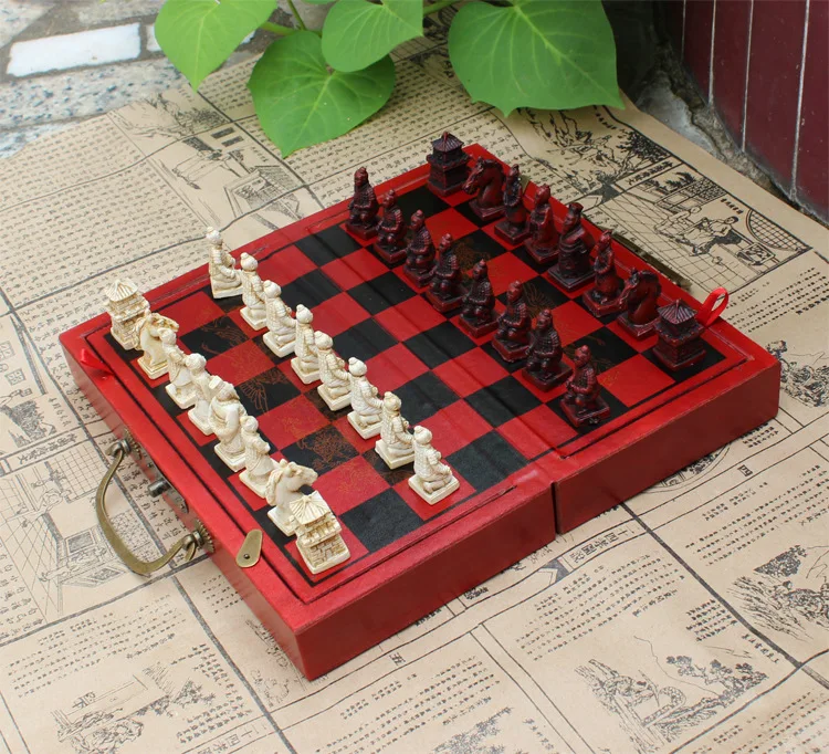 Профессиональная Международная шахматная игра Версия деревянные шахматы