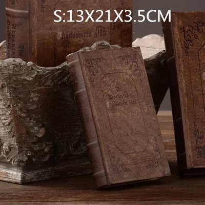 Европейские винтажные книги миниатюры дома поддельные древние книги украшения статуэтки для изучения фотографии реквизит ретро ностальгическая мебель - Цвет: Style 7