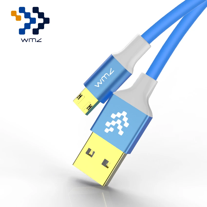 WMZ Реверсивный кабель Micro USB для быстрой зарядки кабели передачи данных 2 м 1