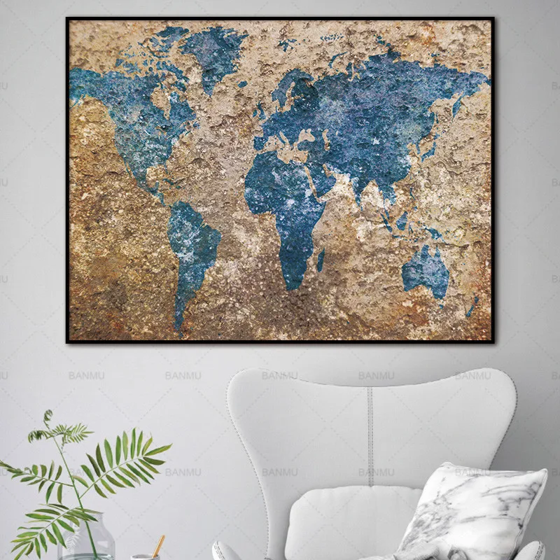 Настенный плакат холст картины живопись абстрактная художественные принты