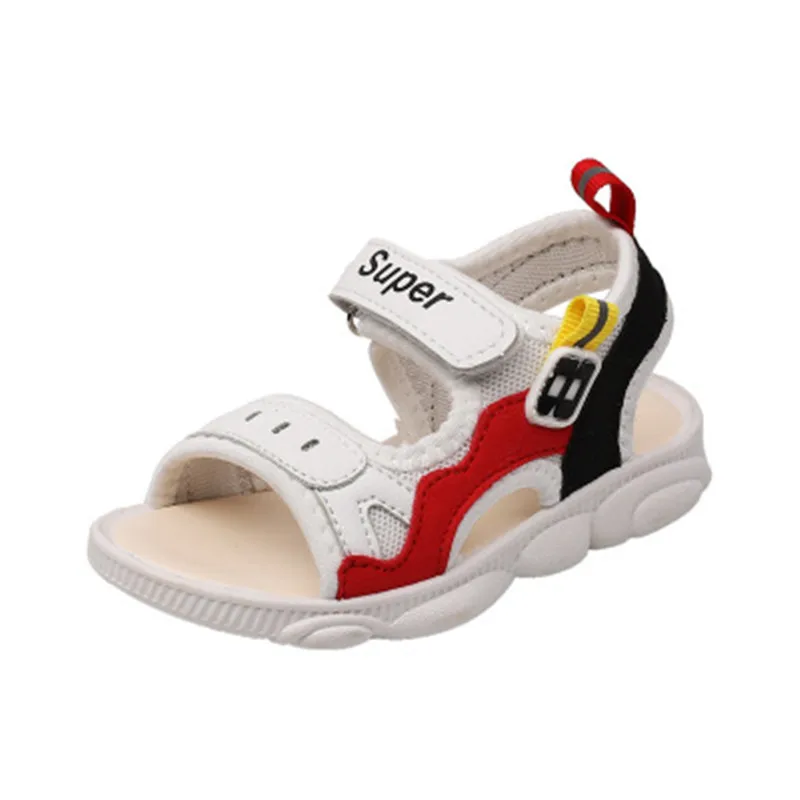 Сандалии Xiaying для мальчиков и девочек летние спортивные Нескользящие с рисунком