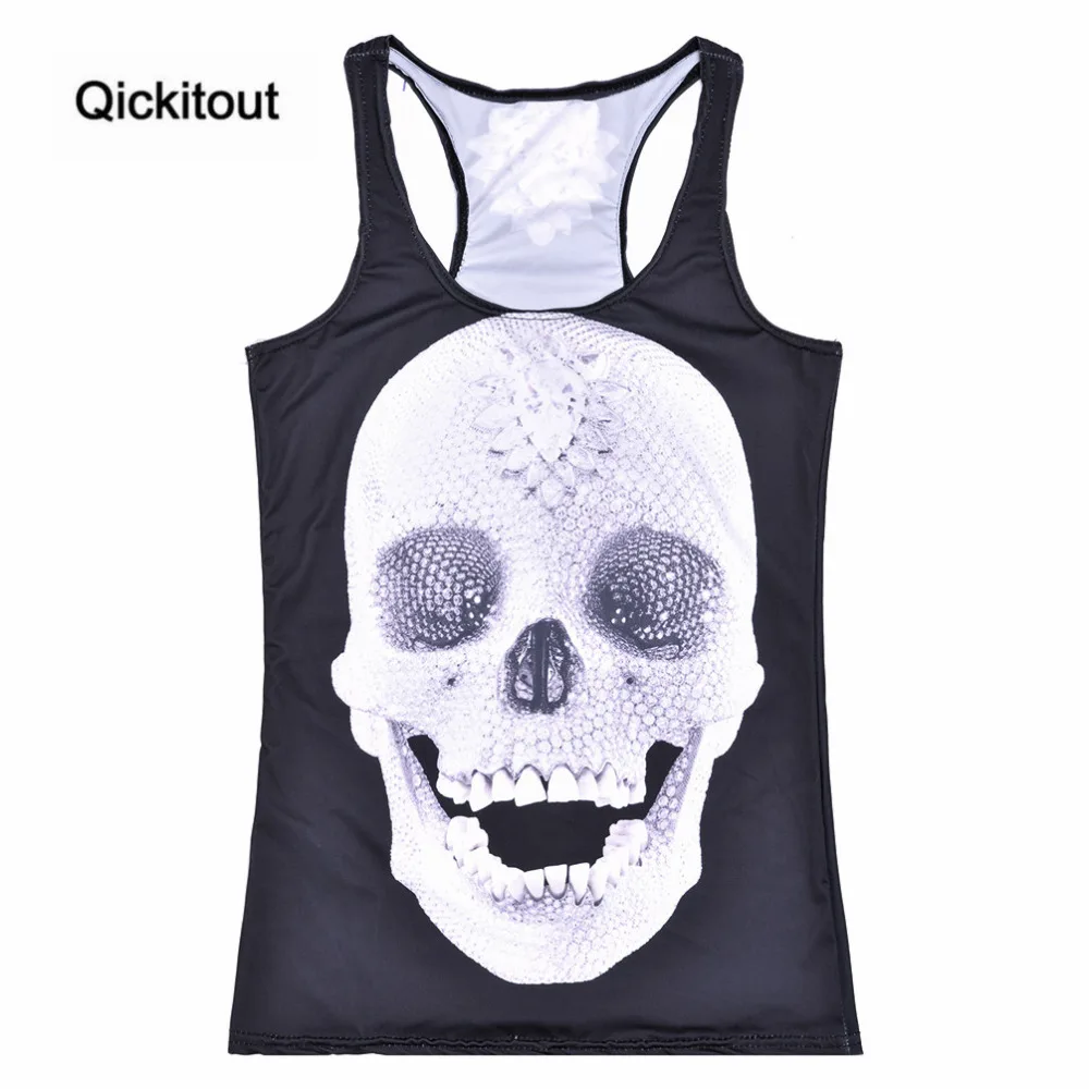 Женские Блузки без бретелек Qickitout рукавов с цифровым принтом повседневные