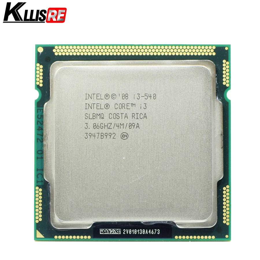 Процессор Intel Core i3 540 3 06 ГГц 4 МБ кэш LGA1156 настольный процессор|desktop cpu|intel core i3intel |
