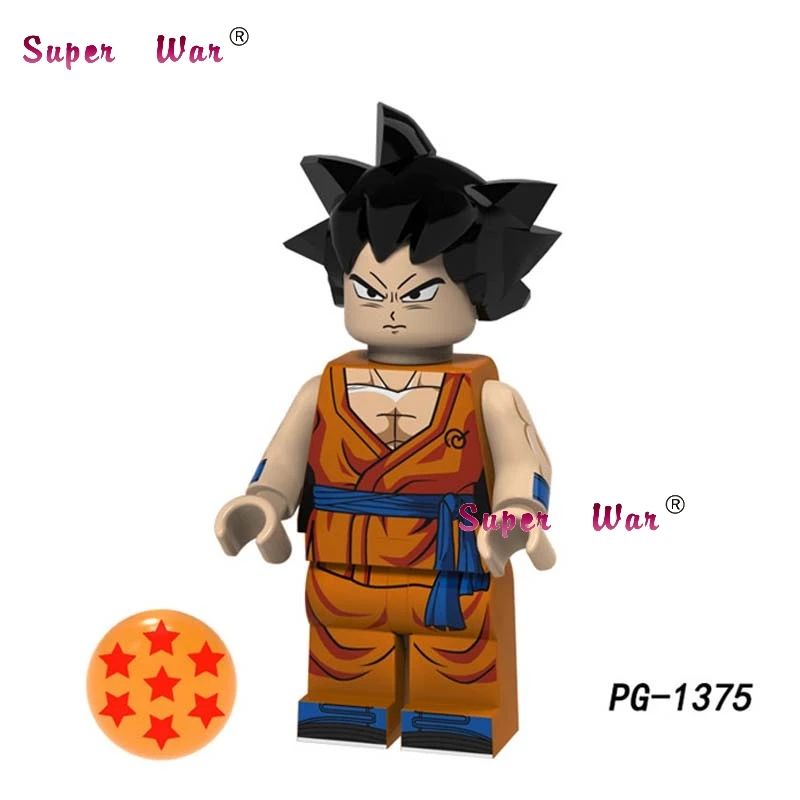 PG1375 Один строительные блоки Dragon Ball Z Аниме Мультфильм серии Сон Гоку криллин Запуск пикколо г-н сатана игрушки для детей - Цвет: PG1375
