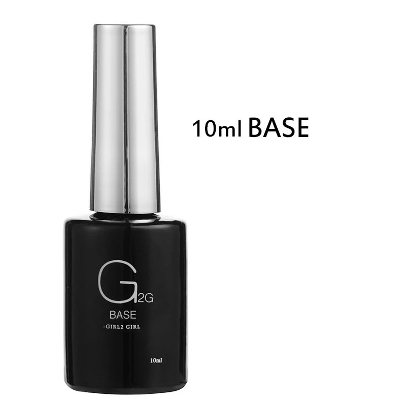 BASE GIRL2GIRL 10 мл матовое верхнее покрытие резиновое Базовое покрытие светодиодный Гель-лак для ногтей УФ-грунтовка для ногтей впитываемый УФ-гель для ногтей маникюр Дизайн ногтей салон - Цвет: BASE